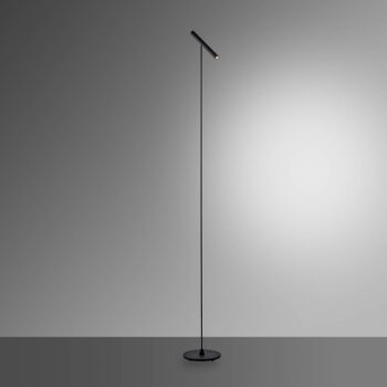 PURE Tutua stojaca LED lampa, stmievač, čierna