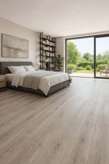 PVC podlaha - lino Toptex Tasmanian Oak 096L, na mieru, šíře 4m,5m, šedá, filc, chodba / predsieň
