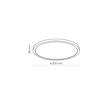 Panel Aqua LED, Ø 30 cm, biely, kov/plast CCT stmievateľný