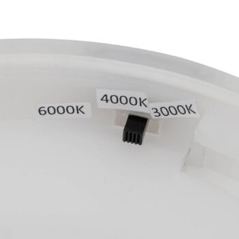 Panel Aqua LED, Ø 30 cm, biely, kov/plast CCT stmievateľný