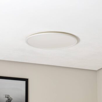 Panel Aqua LED, Ø 50 cm, biely, kov/plast CCT stmievateľný