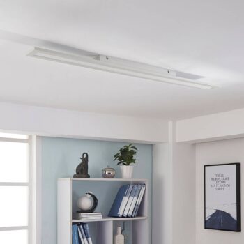 Panel Arcchio LED Arya, 120 cm, biely, stmievateľný, hliník