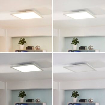 Panel LED Arcchio, CCT Lysander, 39 cm, biely, hliník