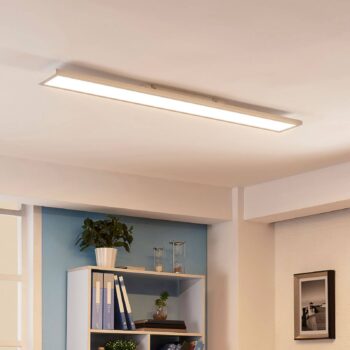 Panel LED Arcchio Enora, 3000 lm, biely, kov, 119,5 cm