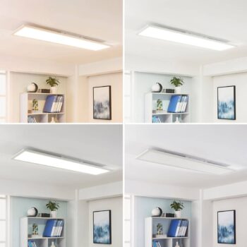 Panel LED Arcchio Lysander, CCT, 119 cm 55 W, biely