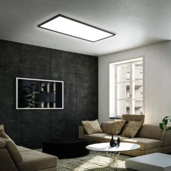 Panel LED na povrch Slim 58x20cm zap/vyp 4 000K čierna