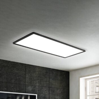 Panel LED na povrch Slim 58x20cm zap/vyp 4 000K čierna