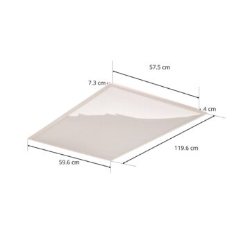 Panel Lindby Kenma LED, CCT, 59,6 cm x 119,6 cm