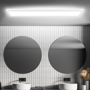 Panel Move LED, senzor, 98 x 20 cm, IP44, plast, biely