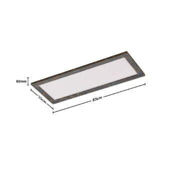 Panel Quitani Aurinor LED, zlatá patina, 86 cm