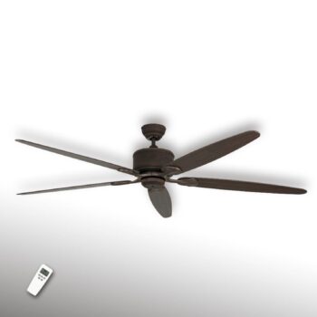 Päťkrídlový stropný ventilátor Eco Elements hnedý