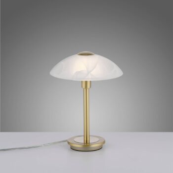 Paul Neuhaus Enova stolová lampa, mosadzná matná