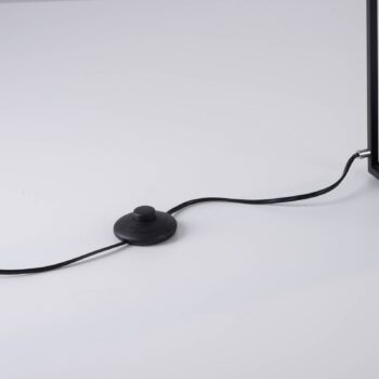 Paul Neuhaus LED stojacia lampa Contura, čierna, kov, 140 cm