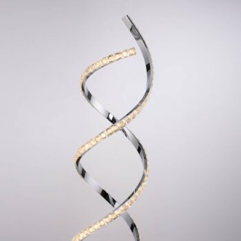 Paul Neuhaus LED stojacia lampa Kiribi, kov, 140 cm, stmievateľná