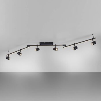 Paul Neuhaus LED stropné bodové svietidlo Barik, 188 cm, nastaviteľné