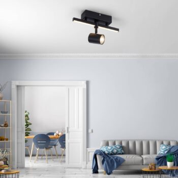 Paul Neuhaus LED stropné bodové svietidlo Barik, 26 cm, nastaviteľné