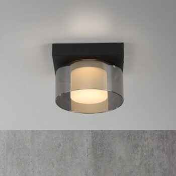 Paul Neuhaus LED stropné svietidlo Rika, Ø 15 cm, sklo, stmievateľné