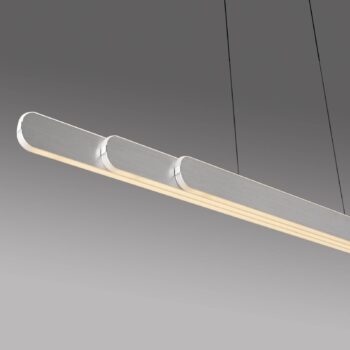 Paul Neuhaus LED závesná lampa Adriana, hliník, dĺžka 160 cm