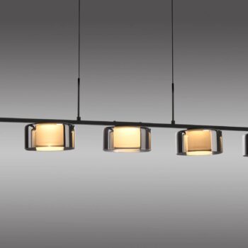 Paul Neuhaus LED závesné svietidlo Rika, 119 cm, sklo, stmievateľné