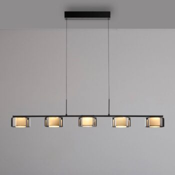 Paul Neuhaus LED závesné svietidlo Rika, 119 cm, sklo, stmievateľné