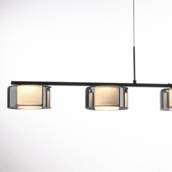 Paul Neuhaus LED závesné svietidlo Rika, 119 cm, sklo, stmievateľné