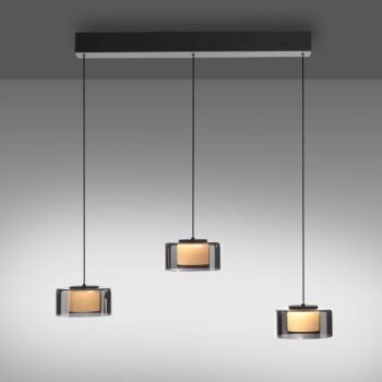 Paul Neuhaus LED závesné svietidlo Rika, 71 cm, sklo, stmievateľné