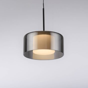 Paul Neuhaus LED závesné svietidlo Rika, Ø 15 cm, sklo, stmievateľné