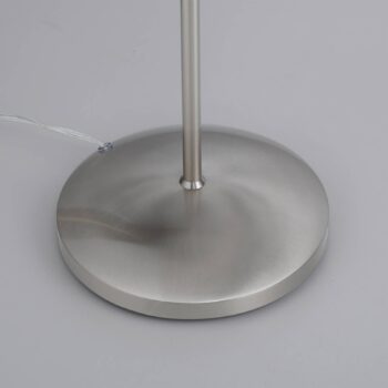 Paul Neuhaus Pino stojacia lampa, strieborná, 163 cm, stmievateľná, G9