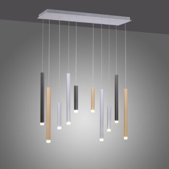 Paul Neuhaus Pure-Gemin závesné LED 10-pl. mix