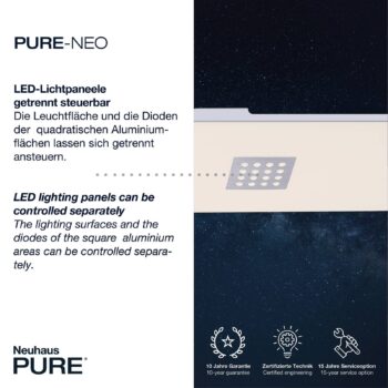 Paul Neuhaus Pure-Neo stropné LED svetlo 120x30 cm