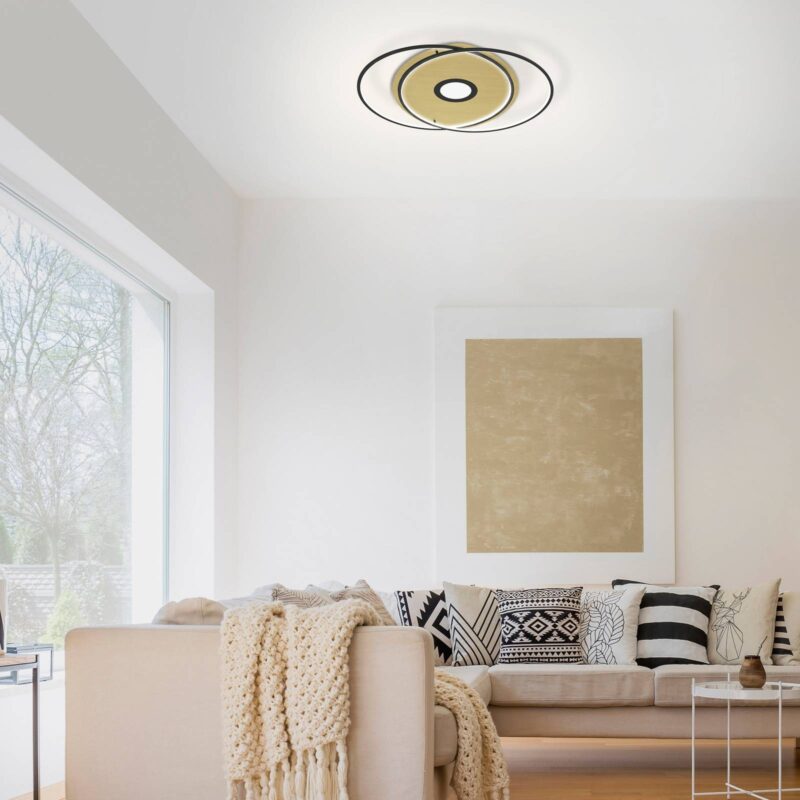 Paul Neuhaus Q-AMIRA stropné LED ovál, čierne Paul Neuhaus Q-AMIRA stropné LED ovál, čierne