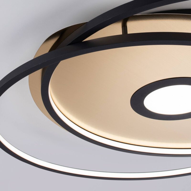 Paul Neuhaus Q-AMIRA stropné LED ovál, čierne Paul Neuhaus Q-AMIRA stropné LED ovál, čierne
