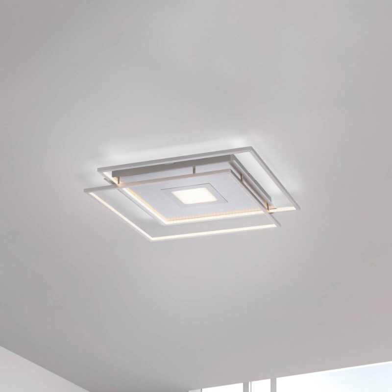 Paul Neuhaus Q-AMIRA stropné LED, striebro Paul Neuhaus Q-AMIRA stropné LED, striebro