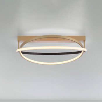 Paul Neuhaus Q-Beluga stropné LED svetlo, mosadz
