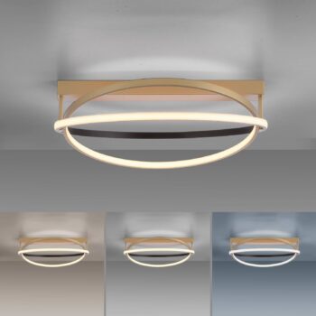 Paul Neuhaus Q-Beluga stropné LED svetlo, mosadz