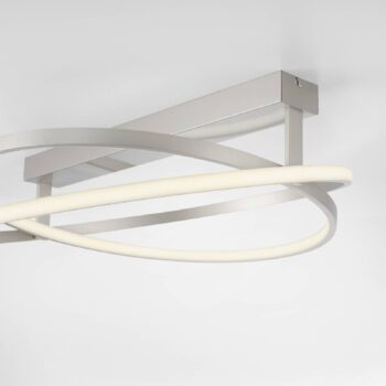 Paul Neuhaus Q-Beluga stropné LED svetlo, oceľ