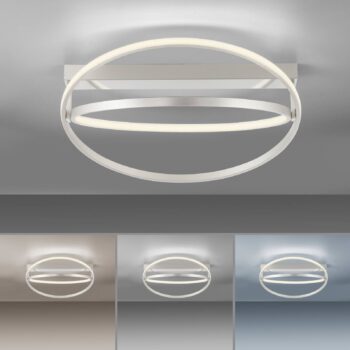 Paul Neuhaus Q-Beluga stropné LED svetlo, oceľ