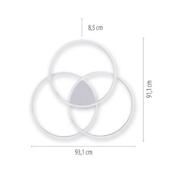 Paul Neuhaus Q-KATE LED stropná lampa, 40W