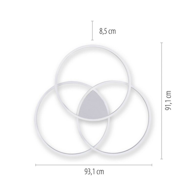 Paul Neuhaus Q-KATE LED stropná lampa, 40W Paul Neuhaus Q-KATE LED stropná lampa, 40W