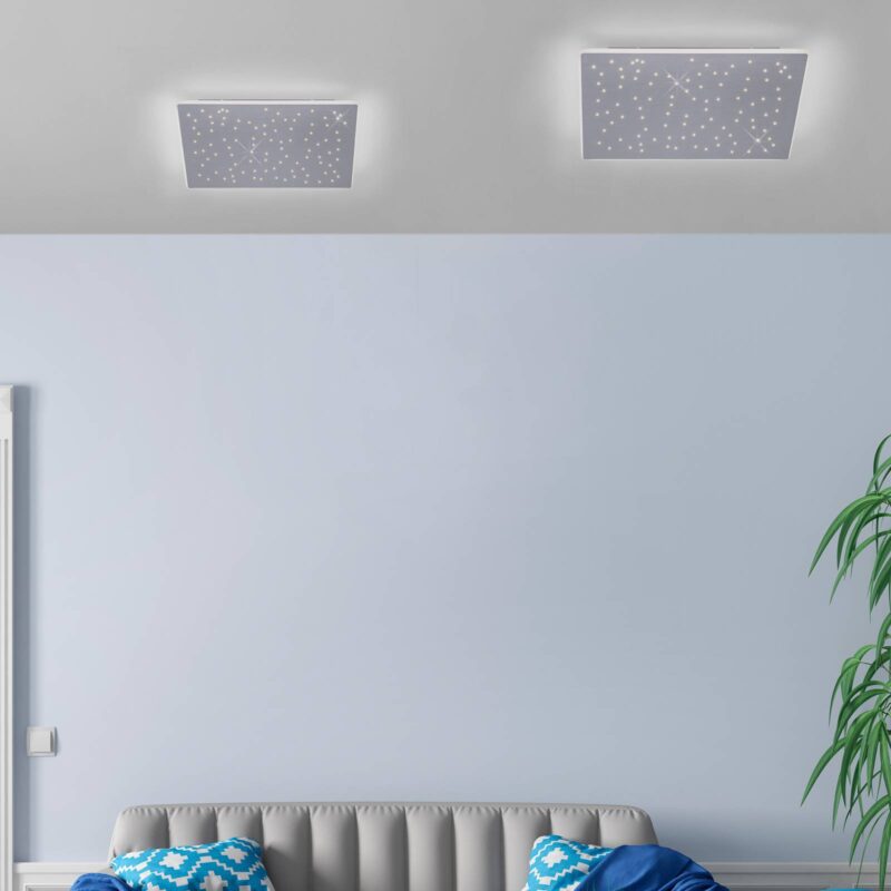 Paul Neuhaus Q-NIGHTSKY, stropné LED, 60 x 60 cm Paul Neuhaus Q-NIGHTSKY, stropné LED, 60 x 60 cm