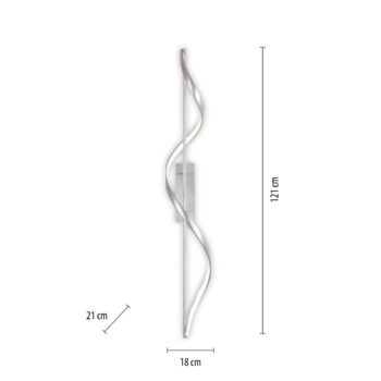 Paul Neuhaus Q-Swing stropné LED svetlo, oceľ