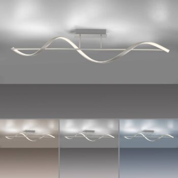 Paul Neuhaus Q-Swing stropné LED svetlo, oceľ
