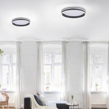 Paul Neuhaus Q-VITO LED stropné svietidlo 40 cm antracit