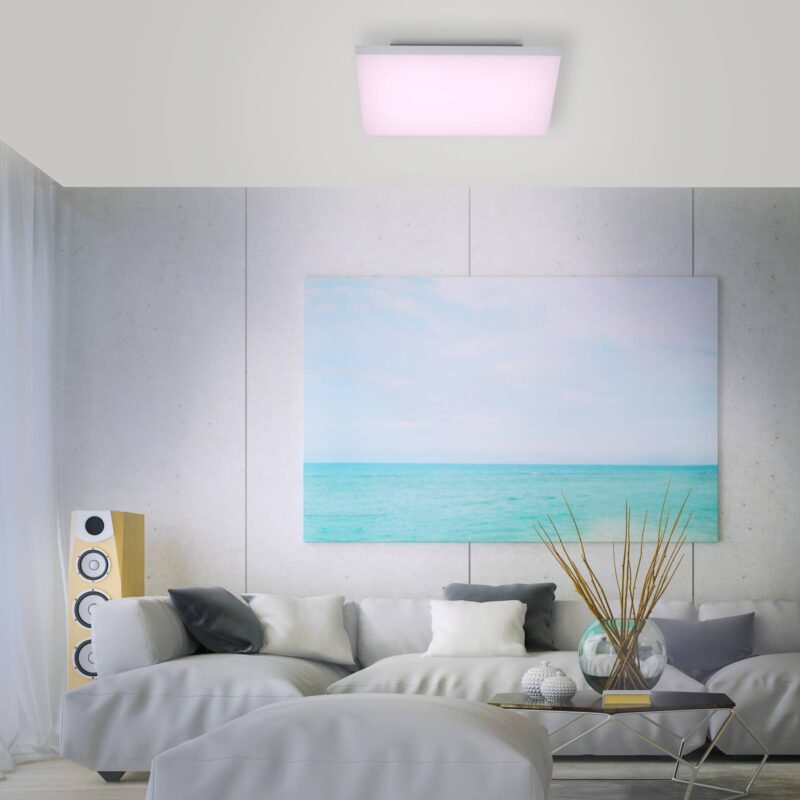 Paul Neuhaus Q–FRAMELESS stropná lampa RGBW Paul Neuhaus Q–FRAMELESS stropná lampa RGBW