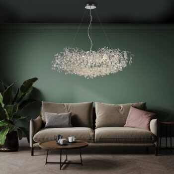 Paul Neuhaus Ricicle luster, chróm, dĺžka 120 cm