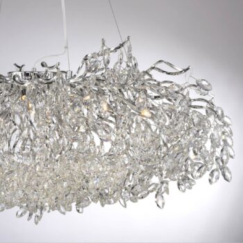 Paul Neuhaus Ricicle luster, chróm, dĺžka 120 cm