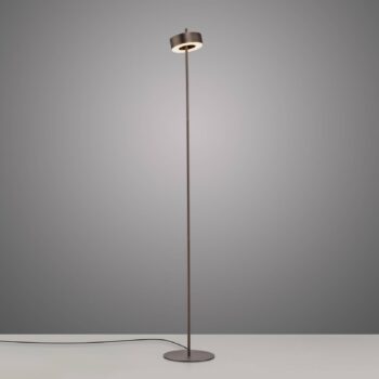 Paul Neuhaus Smart LED stojacia lampa Q-Rotate tmavohnedá 140 cm