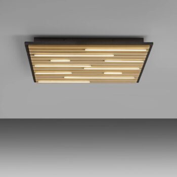 Paul Neuhaus Smart LED stropné svietidlo Q-Acoustic wood 62 x 62 cm