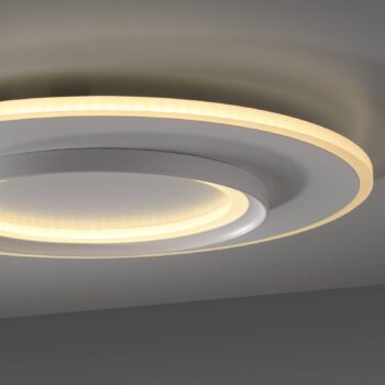 Paul Neuhaus Smart LED stropné svietidlo Q-Kalina, biele, Ø 50 cm