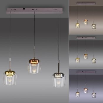 Paul Neuhaus Smart LED závesná lampa Q-Kon multicolour 3-light